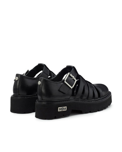MOCASSINO CULT DONNA SLASH 4210 LOW W LEATHER BLACK CLW421000