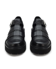 MOCASSINO CULT DONNA SLASH 4210 LOW W LEATHER BLACK CLW421000