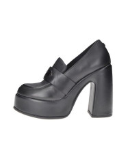 MOCASSINO CULT DONNA BJORK 4368 LOW W LEATHER BLACK TACCO12CM