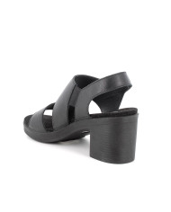 SANDALO CON TACCO IGI&CO DONNA NAPPA SOFT NERO TACCO 6,8CM 5676300