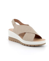 SANDALO CON ZEPPA IGI&CO DONNA  BEIGE IRIDESCENTE 5667333