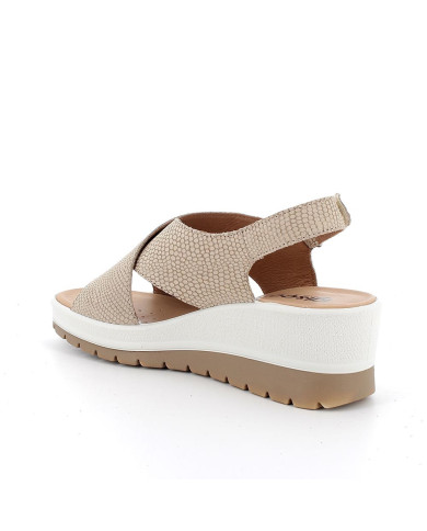 SANDALO CON ZEPPA IGI&CO DONNA  BEIGE IRIDESCENTE 5667333