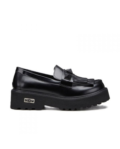MOCASSINO CULT DONNA SLASH 3487 LOW W BR.LEATHER BLACK CLW348701