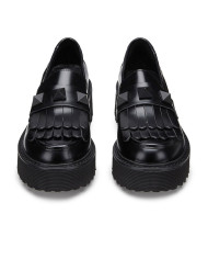 MOCASSINO CULT DONNA SLASH 3487 LOW W BR.LEATHER BLACK CLW348701