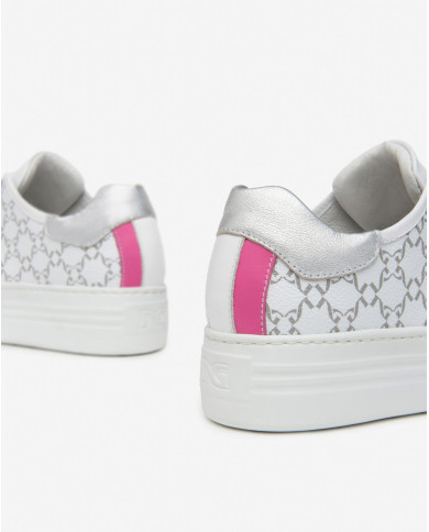 SNEAKERS NEROGIARDINI DONNA BIANCO/GRIGIO E409951D/707