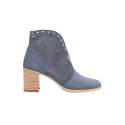 TRONCHETTO NEROGIARDINI DONNA VELOUR AVIO VELOUR AVIO TR CAPUA BEIGE TACCO 7CM  E512710D/203