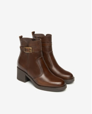 STIVALETTO NEROGIARDINI DONNA DELAVATO BEIGE TR RONDA LIGHT T.MORO TACCO 6CM I513871D/412