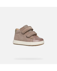 SNEAKERS PRIMI PASSI  BAMBINA B BIGLIA G.C - CAM ST+VI.PE.BO DK BEIGE/PLATINUM 19/26 B044CC 007AK C5M2U