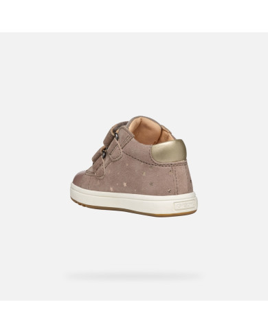 SNEAKERS PRIMI PASSI  BAMBINA B BIGLIA G.C - CAM ST+VI.PE.BO DK BEIGE/PLATINUM 19/26 B044CC 007AK C5M2U