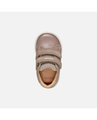 SNEAKERS PRIMI PASSI  BAMBINA B BIGLIA G.C - CAM ST+VI.PE.BO DK BEIGE/PLATINUM 19/26 B044CC 007AK C5M2U