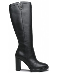 STIVALE CON TACCO NERO GIARDINI DONNA GUANTO NERO I014020D/100