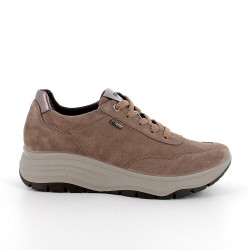 SNEAKERS CON ZEPPA IGI&CO DONNA IN PELLE FANGO GORE-TEX 6657111