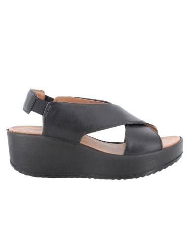 SANDALO CON ZEPPA IGI&CO DONNA NAPPA SOFT NERO 5668866