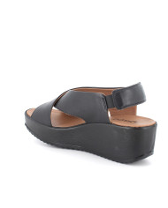 SANDALO CON ZEPPA IGI&CO DONNA NAPPA SOFT NERO 5668866