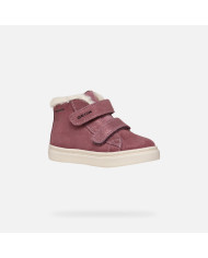 SNEAKERS GEOX BAMBINA B NASHIK WPF A - SCAM.BRILL.   ROSE SMOKE TG:20/23 B465XA 00077 C8025/A