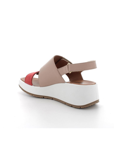 SANDALO CON ZEPPA IGI&CO DONNA  NAB.LIS/NAPPA S RED/POLVERE 7666511