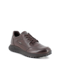 SNEAKERS IGI&CO UOMO GORE-TEX IN PELLE MARRONE SCURO 6638311