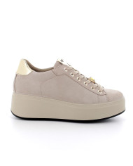 SNEAKERS CON ZEPPA DONNA VISONE IN PELLE 6672233