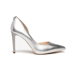 DECOLLETE' DONNA NEROGIARDINI LAMINATO ARGENTO TPU BREIA MISSI NATURALE E318332DE/700