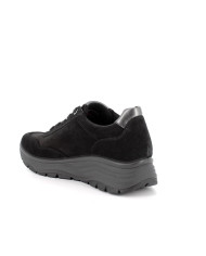 SNEAKERS CON ZEPPA IGI&CO DONNA IN PELLE NERO GORE-TEX 6657100
