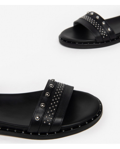 SANDALO NEROGIARDINI DONNA TAMIGI NERO TR TEULADA  NERO E307620D/100