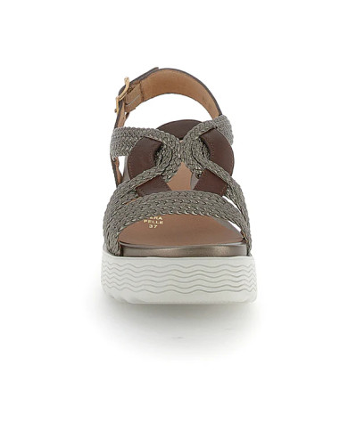 SANDALO CON ZEPPA STONEGLY DONNA PARKY 24 WEAVED/LTH 220895 CGZ