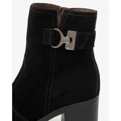 STIVALETTO NEROGIARDINI DONNA AROLD VELO NERO TR CARTAGENA TACCO 7.5CM I513892D/100