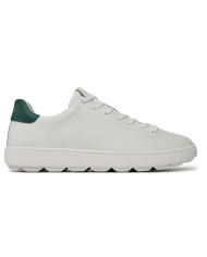 SNEAKERS GEOX UOMO SPHERICA ECUB-1 BIANCO/VERDE U45GPA 0009B C1966