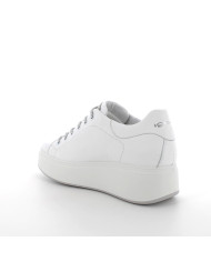 SNEAKERS IGI&CO DONNA NAPPA SOFT BIANCO/ARGENTO 7657300