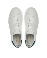 SNEAKERS GEOX UOMO SPHERICA ECUB-1 BIANCO/VERDE U45GPA 0009B C1966