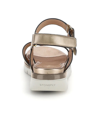 SANDALI STONEFLY DONNA ELODY 24 LAMINATED LASER SIMPLY TAUPE 223658 I89