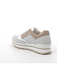 SNEAKERS IGI&CO DONNA PELLE LAMINATA/TESSUTO GRIGIO 5662144