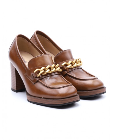 MOCASSINO NEROGIARDINI MANOLETE CUOIO I205060D/400