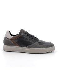 SNEAKERS IGI&CO UOMO IN PELLE BLU/GRIGIO SCURO 6633500