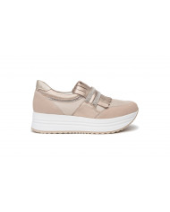 SNEAKERS NEROGIARDINI DONNA PELLE TELA FEMME E409815D/677P