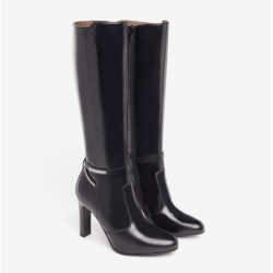 STIVALI CON TACCO NEROGIARDINI DONNA IN PELLE NERO TACCO 9 CM I308744DE/100