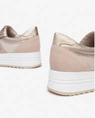 SNEAKERS NEROGIARDINI DONNA PELLE TELA FEMME E409815D/677P