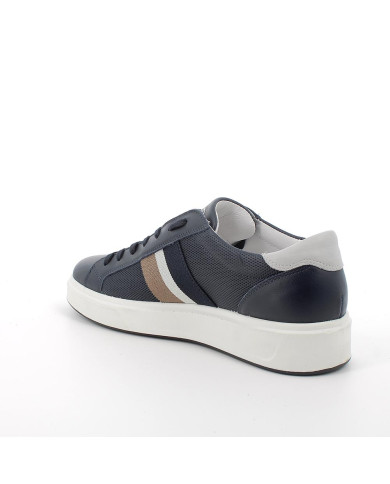 SNEAKERS IGI&CO UOMO PELLE BLU/PERLA 5632211A