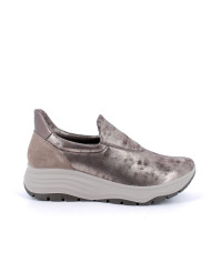 SNEAKERS SLIP-ON ENVAL SOFT DONNA TAUPE LAMINATO 6776933