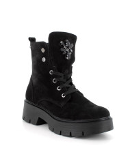 STIVALETTO IGI&CO DONNA SCAMOSCIATO NERO CON TACCO 5CM 6665500