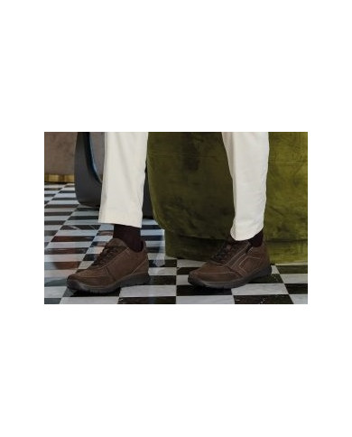 SNEAKERS UOMO ENVAL SOFT NABUK GUM CAFFE' 8726822