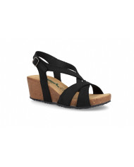 SANDALI BIONATURA DONNA 37 MARATEA IMB. NABUK NERO 37MARAT-I-NANER