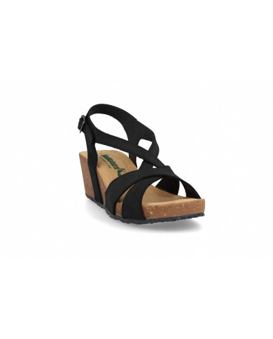 SANDALI BIONATURA DONNA 37 MARATEA IMB. NABUK NERO 37MARAT-I-NANER