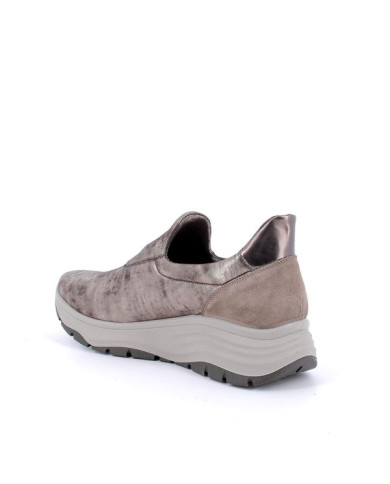 SNEAKERS SLIP-ON ENVAL SOFT DONNA TAUPE LAMINATO 6776933