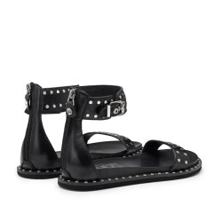 SANDALO CULT DONNA ROSHELLE 3885 SANDAL W LEATHER BLACK WITH STUDS CLW388500