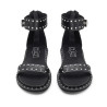 SANDALO CULT DONNA ROSHELLE 3885 SANDAL W LEATHER BLACK WITH STUDS CLW388500