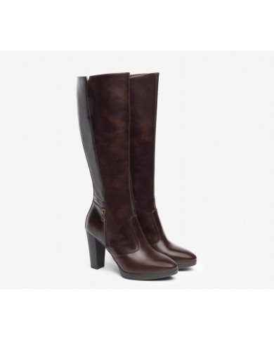 STIVALI CON TACCO NEROGIARDINI DONNA IN PELLE T.MORO TACCO 9,5 CM  I308910D/300