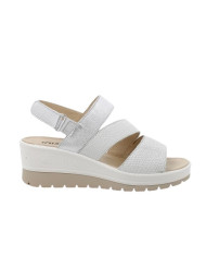 SANDALO CON ZEPPA IGI&CO DONNA BIANCO IRIDESCENTE 5667411