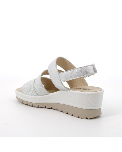 SANDALO CON ZEPPA IGI&CO DONNA BIANCO IRIDESCENTE 5667411