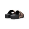 CIABATTE LIU JO DONNA MYKONOS 01 - SLIPPER PRINTED SPREADING LEOPARD BA6077EX022S19C1